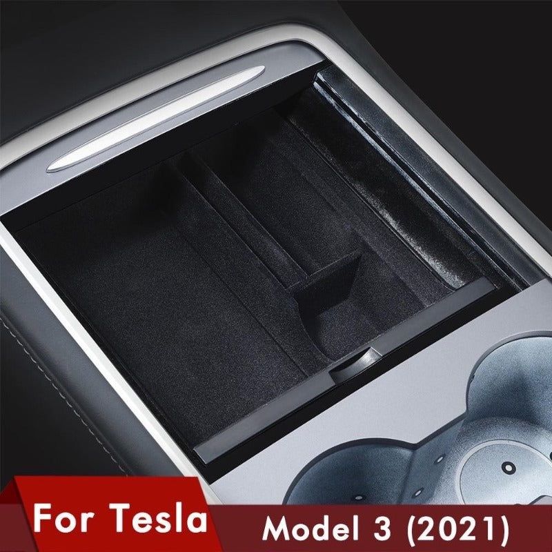 Tesla Alle Ersatzteile: Mittelkonsolenablage Tesla Model 3/Y Facelift 2021 – Neu und originalverpackt aus Dietikon von e-car-shop.schweiz 1