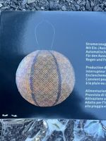 Ambiance Solar-Lampe LED goldfarben ca. 30cm neu