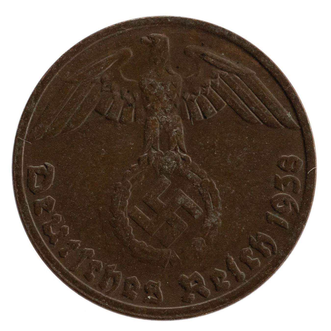Tutti le monete: Deutschland - 1 Reichspfennig - 1938 - D – Usato da Rotkreuz venduto da num_6343 1