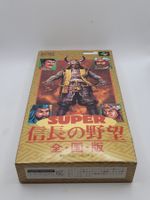 Nobunaga no Yabou Zenkoku Ban OVP SNES Super Famicom Japan