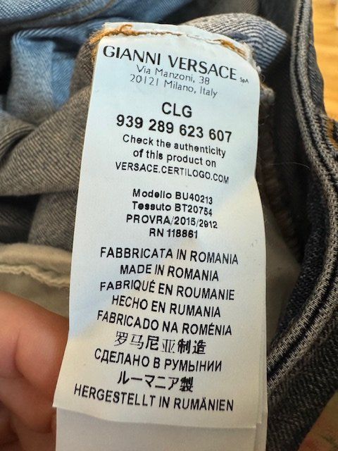 Versace Jeans: Versace Versus Herren Jeans Gr.30 – Usato da Wabern venduto da MagdalenaWabern 6