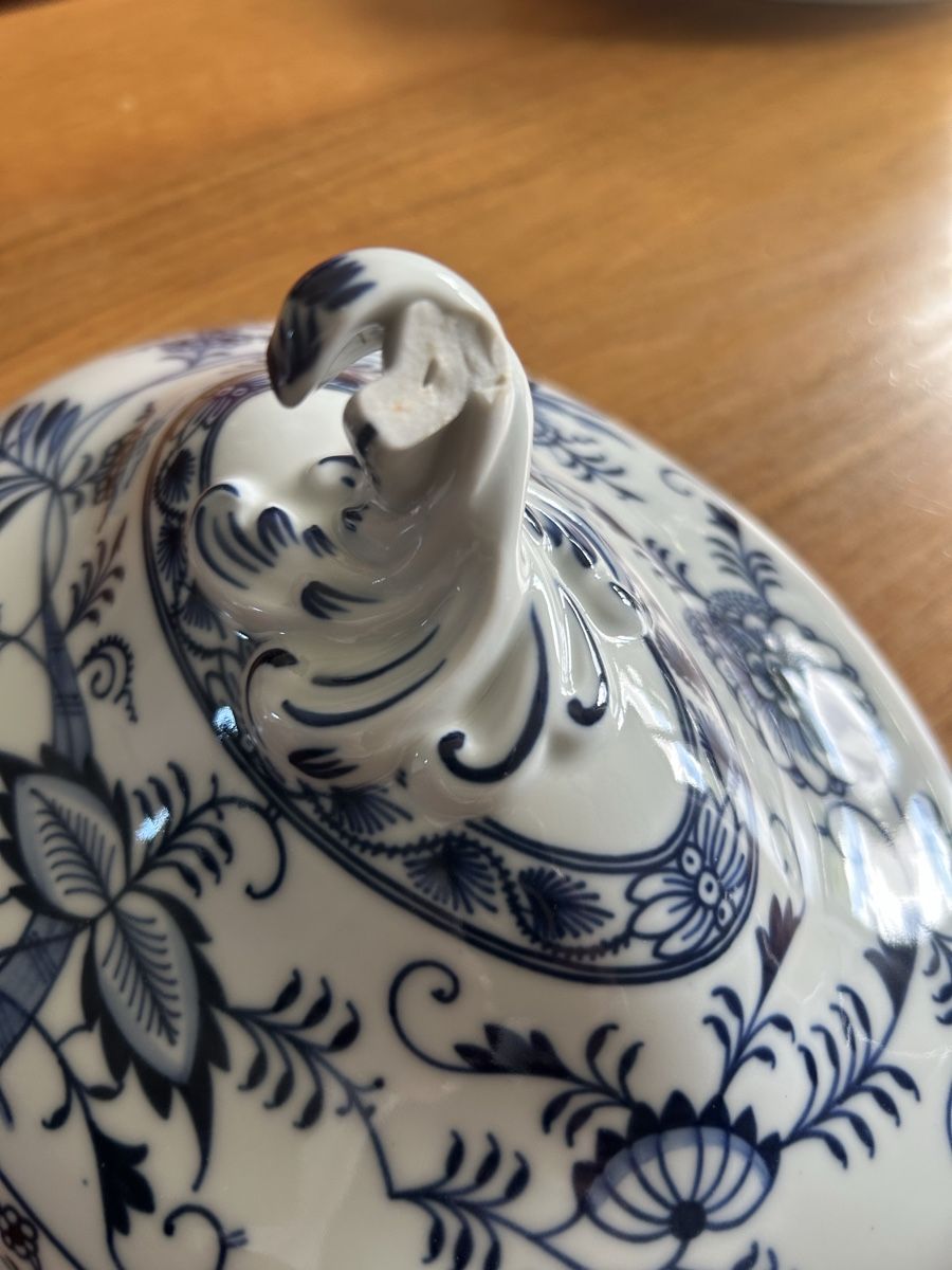 Ciotole: Meissen grosse ovale Schüssel – Usato da Münchenstein venduto da xenja09 4