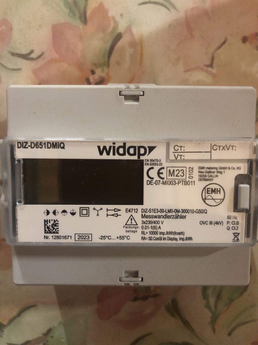 Misurare: Compteur d'énergie Widap DIZ-D651DMIQ - – Usato da Gillarens venduto da PandaGore