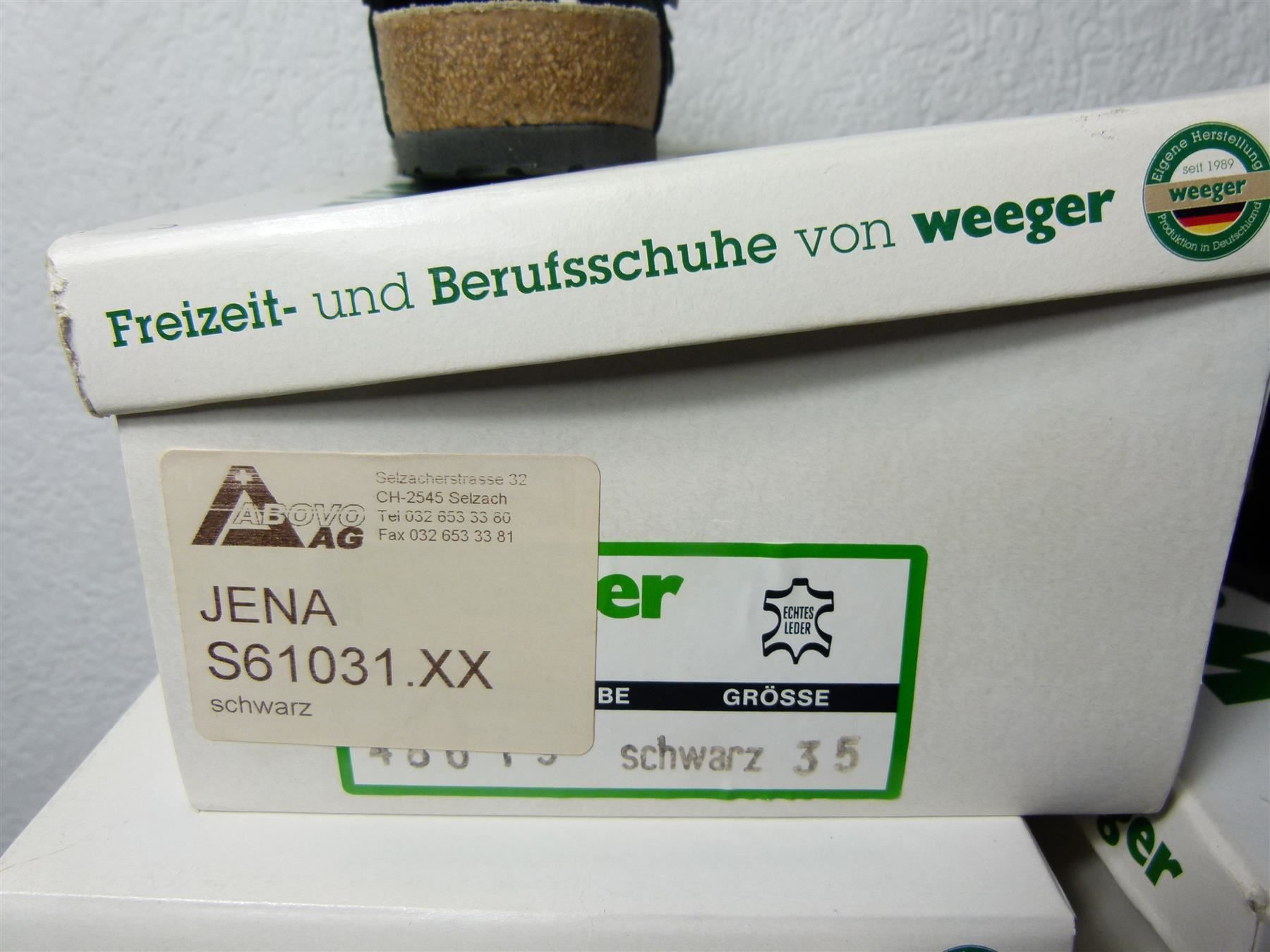 Scarpe da uomo: Haus und Berufsschuhe von Weeger Gr.35 – Nuovo e nell'imballaggio originale da Uerkheim venduto da Justi.y 6