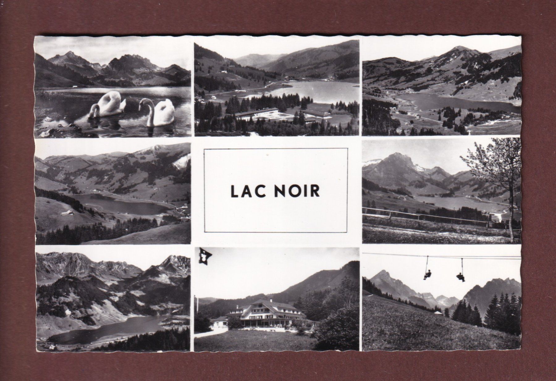 Cartoline postali: LAC NOIR - 8 images – Usato da Pully venduto da nicecards-shop