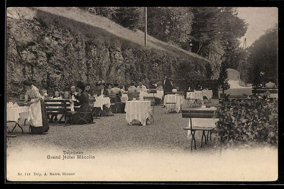 Cartes postales: Macolin, Déjeuner Grand Hotel Macolin – D'occasion à Berlin par bartko-reher