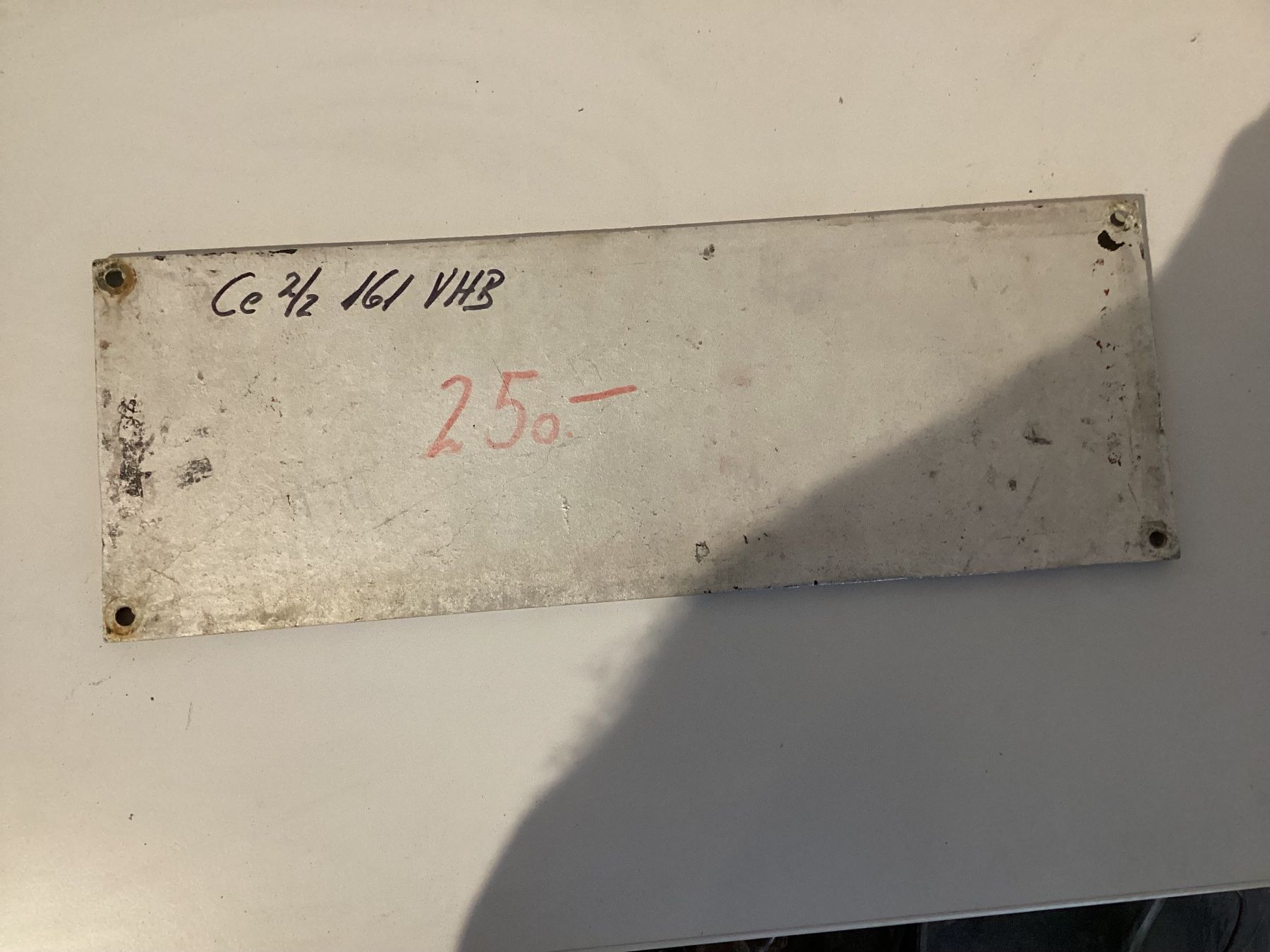 SBB/CFF/FFS Insegne: SBB Lokschild – Usato da Vouvry venduto da marius09 1