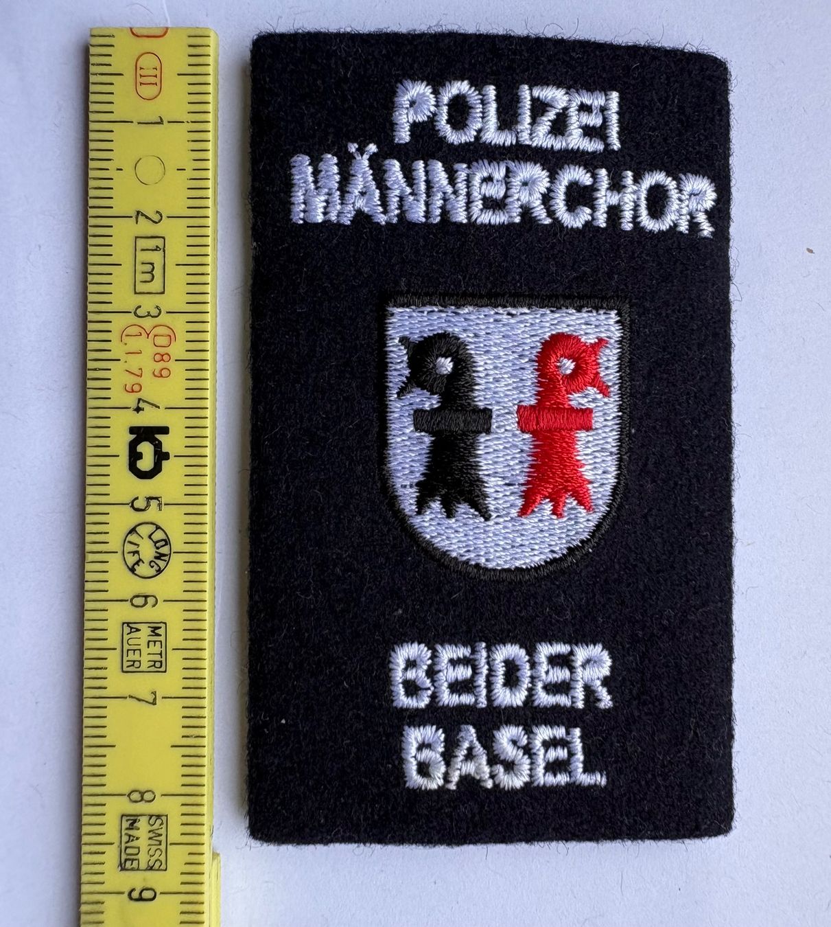 Uniformi: Achselpatten zu Uniform von  Polizeichor beider Basel – Usato da Basel venduto da mogi01 2
