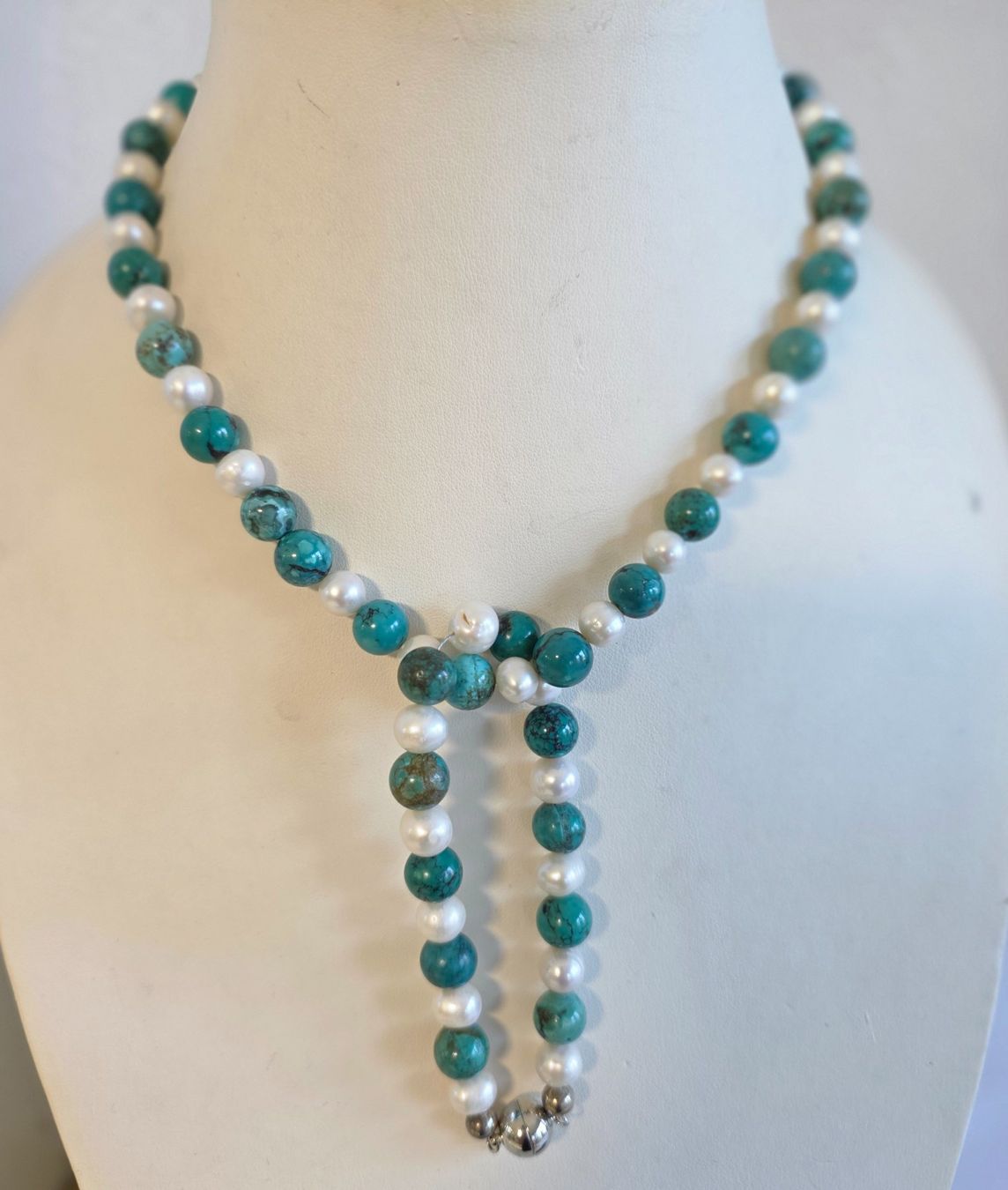 Catenine: Halskette Perlen und Malachit mit Armband – Nuovo (secondo la descrizione) da Zürich venduto da ben_mn5h