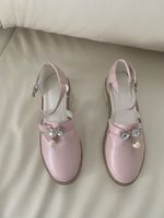 RARITÄT - stylischer & edler Damenschuh mit Perlen, rosa, 38