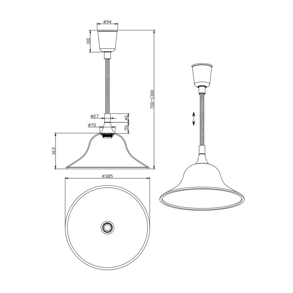 Kronleuchter & Deckenlampen: Zugpendelleuchte, 130 cm Höhe, – Neu (gemäss Beschreibung) aus Kreuzlingen von Smart-Light 4
