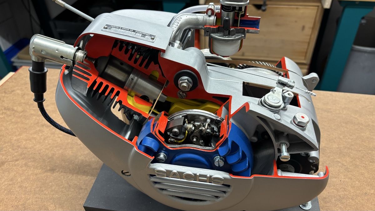 Sachs Motoren: Sachs 503 Automat Schnittmotor. – Neu und originalverpackt aus Thun von Tresorknacker 6