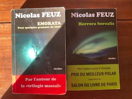 Lot de 2 livres Nicolas FEUZ - Thriller