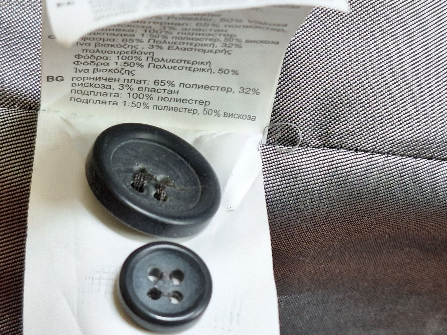 S.Oliver Giacche: s.Oliver Blazer, Grau Gestreift, Grösse 44 – Usato da Hedingen venduto da Rosie013 8