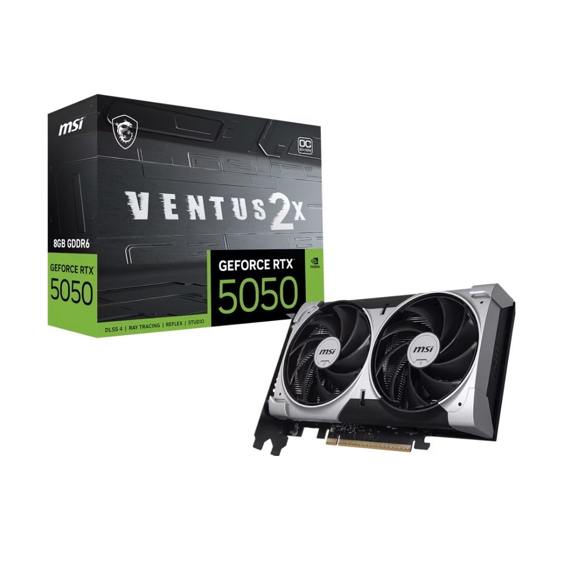 MSI Schede grafiche: MSI GeForce RTX 5050 VENTUS 2X OC – Nuovo e nell'imballaggio originale da Ottoberg venduto da nic_5sdw