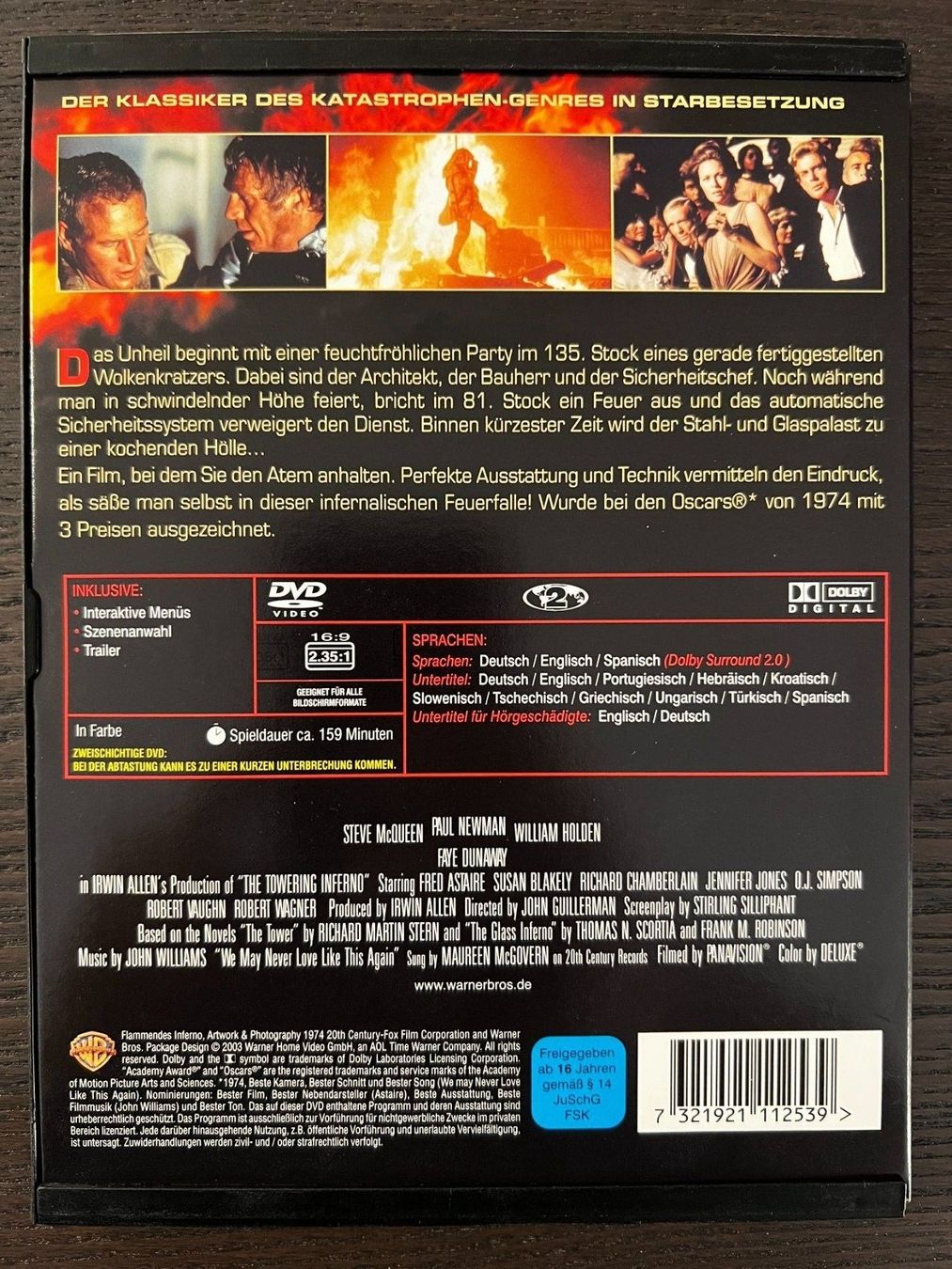 Tutti i DVDs: Flammendes Inferno – Usato da Zürich venduto da FilmFreunde 1