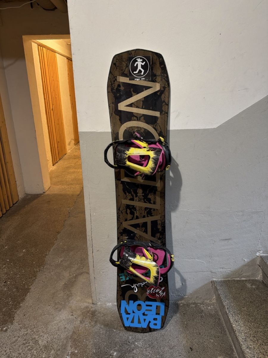 Board: Bataleon Snowboard G.W. 53 Wide with Switchback Bindings – Usato da zürich venduto da extrabacon95