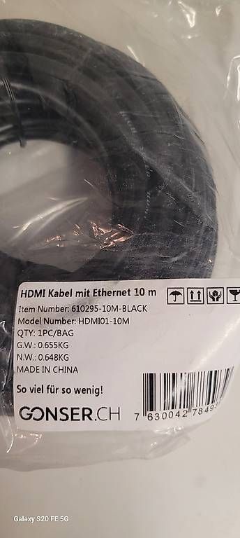 Kabel: HDMI 10 meters Kabel – Gebraucht aus bellmund von aapeli
