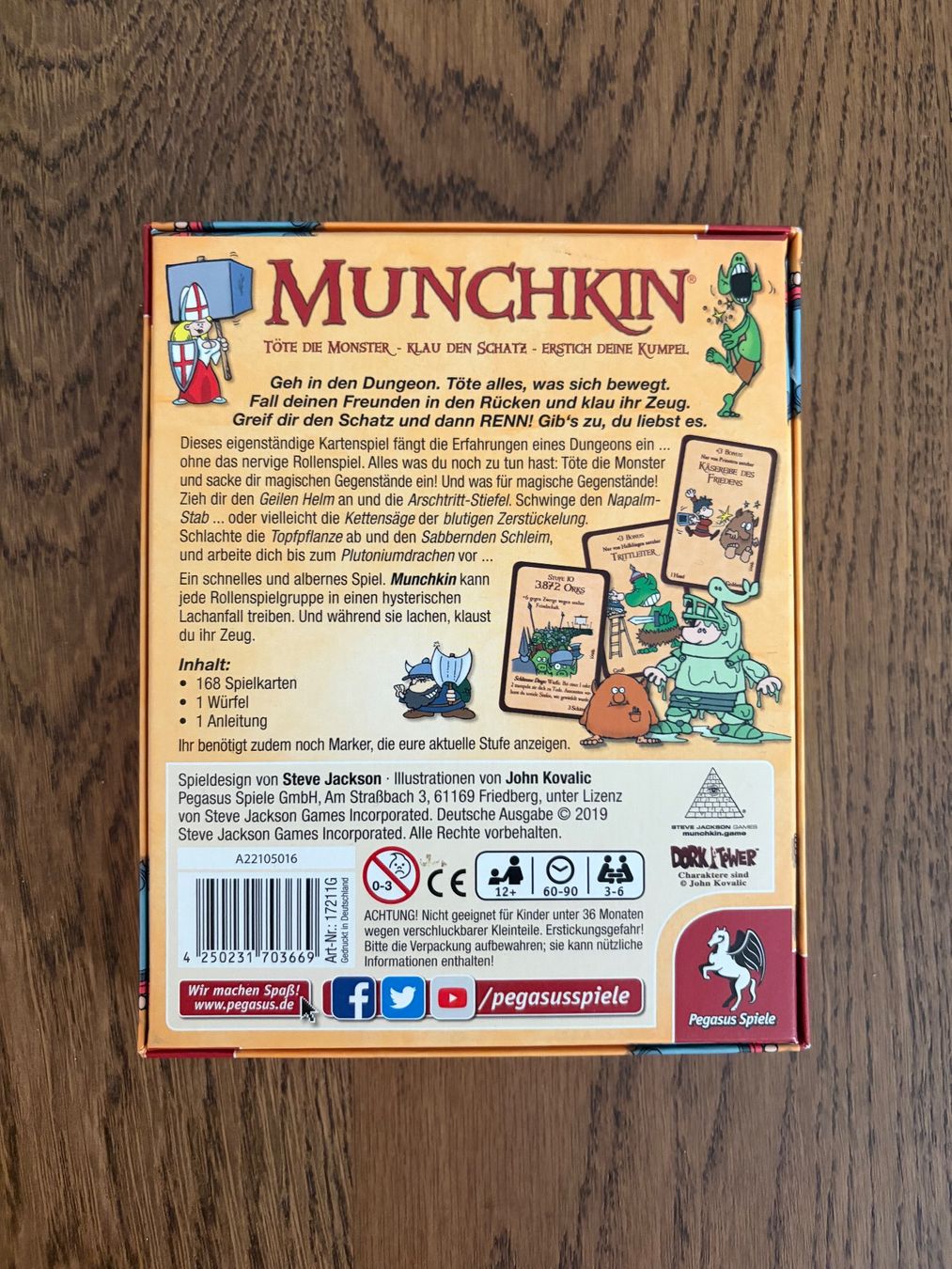 Giochi: Munchin das Kartenspiel – Usato da Turgi venduto da Savutro 1