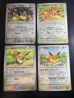 🇩🇪ab 1.- Evoli Karten Set 4 Stück guter Zustand