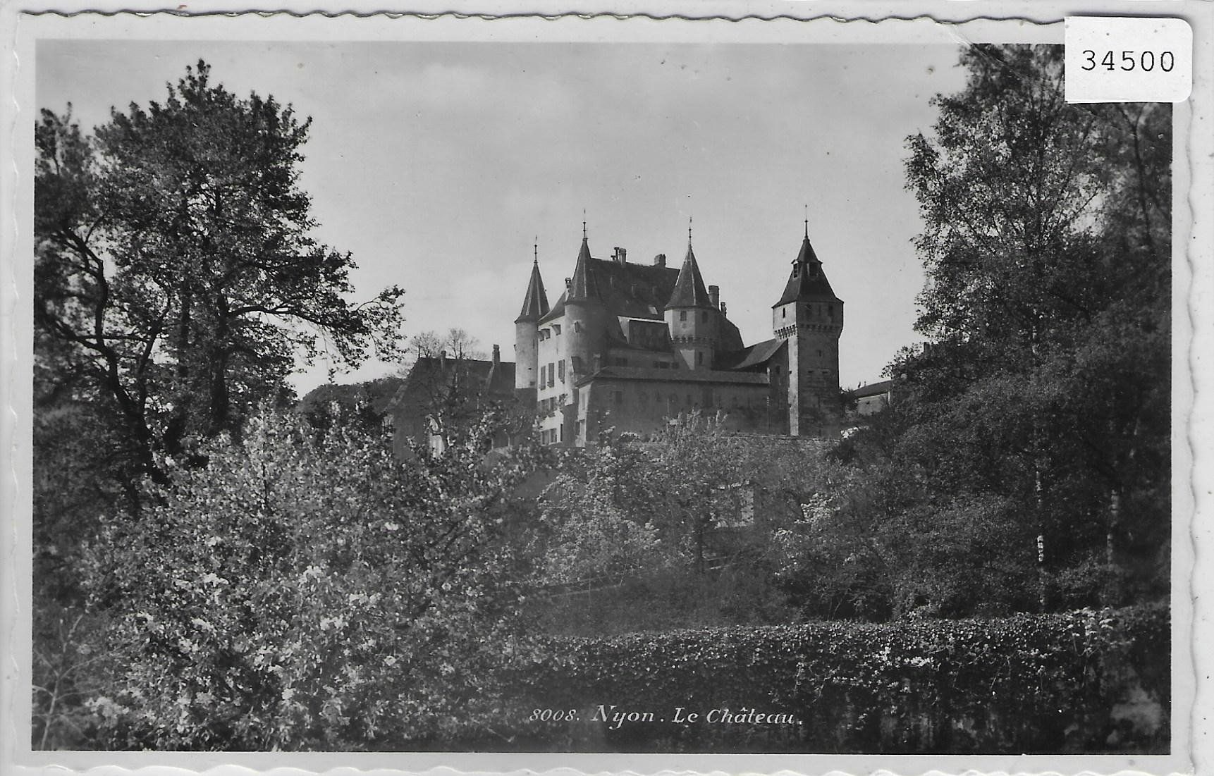 Cartoline postali: Nyon - Le Chateau – Usato da Ettingen venduto da Kartenplanet