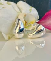 Boucles d’Oreilles en Plaqué Or en Forme de Goutte