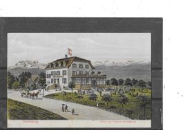 ZH Geerlisberg bei Kloten 1908 Pension Geerlisburg (Litho)
