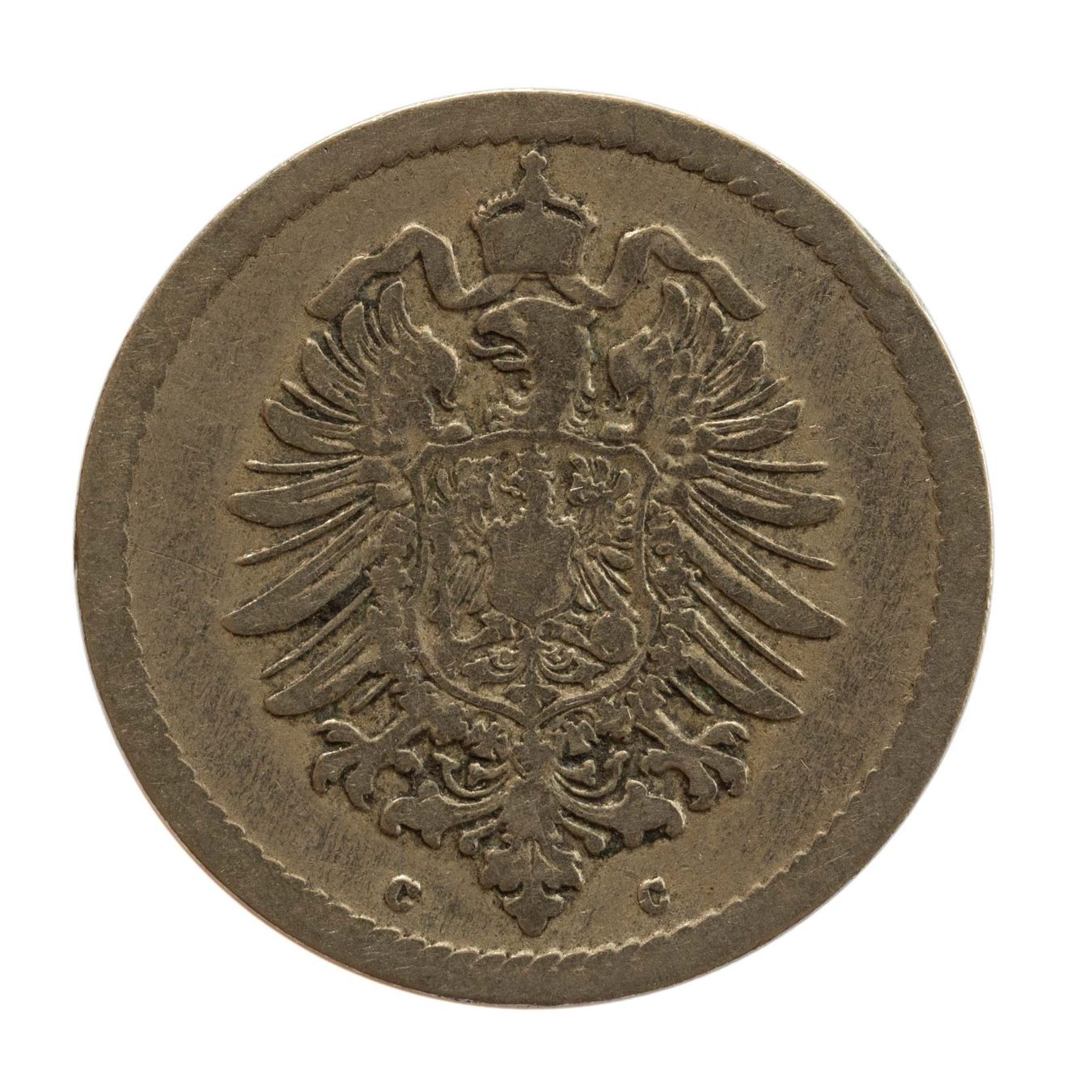 Tutti le monete: Deutschland Kaiserreich 5 Pfennig 1875 C – Usato da Rotkreuz venduto da num_6343 1