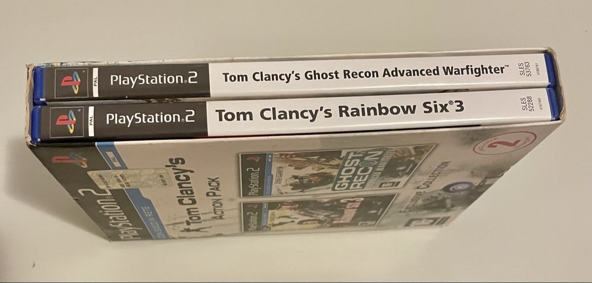 Spiele: Tom Clancy’s Action pack PS2 CIB exklusive Version – Gebraucht aus Gordola von Vintage-Toys