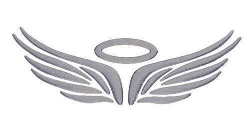 3D Chrom Engel Flügel Aufkleber Aufkleber Auto Auto Emblem
