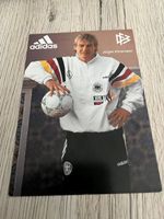 Autogrammkarte Jürgen Klinsmann Adidas DFB 90er Jahre