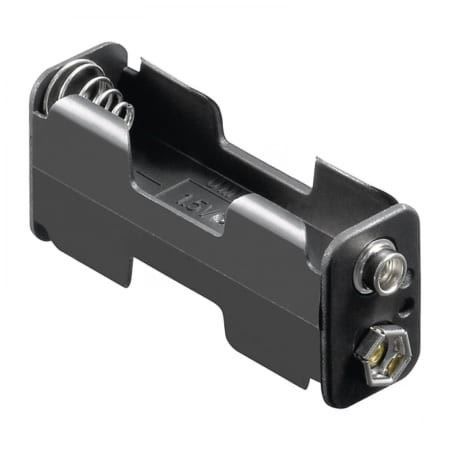 Elettronica: Batteriehalter , 2x Mignon "AA" – Nuovo e nell'imballaggio originale da St. Willibald venduto da silvertronic24