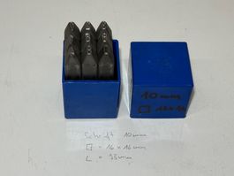 Schlagzahlen 10mm - 0-9