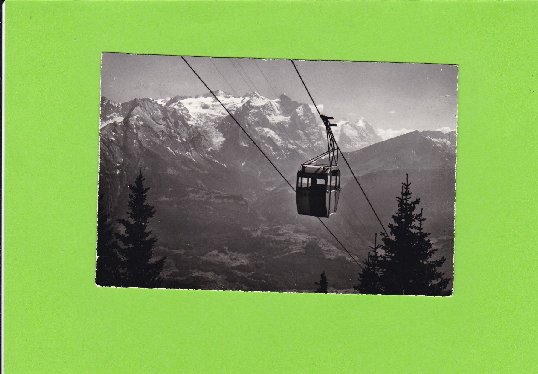 Cartoline postali: Gondelbahn Hasliberg-Käserstatt – Usato da St. Peterzell venduto da neckertal