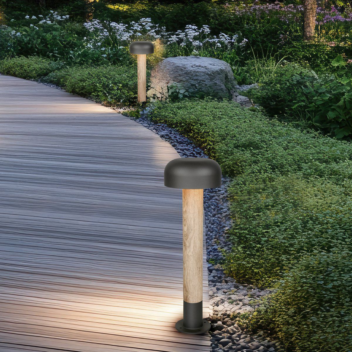 Lampade: Aussen Stehleuchte, IP54, 54 cm Höhe – Nuovo (secondo la descrizione) da Kreuzlingen venduto da Smart-Light 2