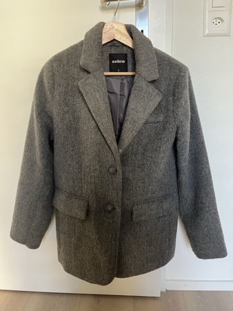 Blazermantel grau Zebra S neu