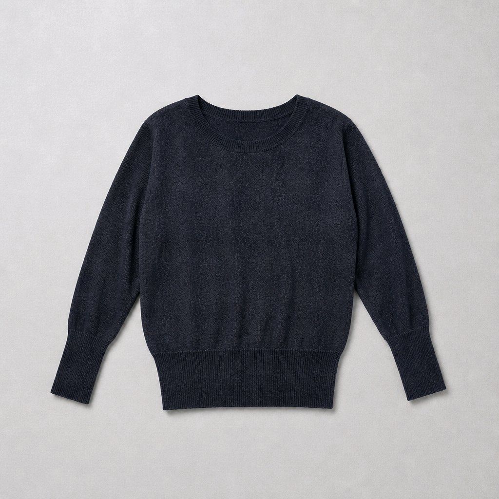 Pulls & Sweat-shirts: VERO MODA cooles Pulloverli Gr. L dunkelblau Glitzerfäden – D'occasion à Füllinsdorf par Sunnebliemli7