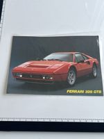 Postkarte Ferrari 328 GTB rot im Schutzhülle neu(S5)