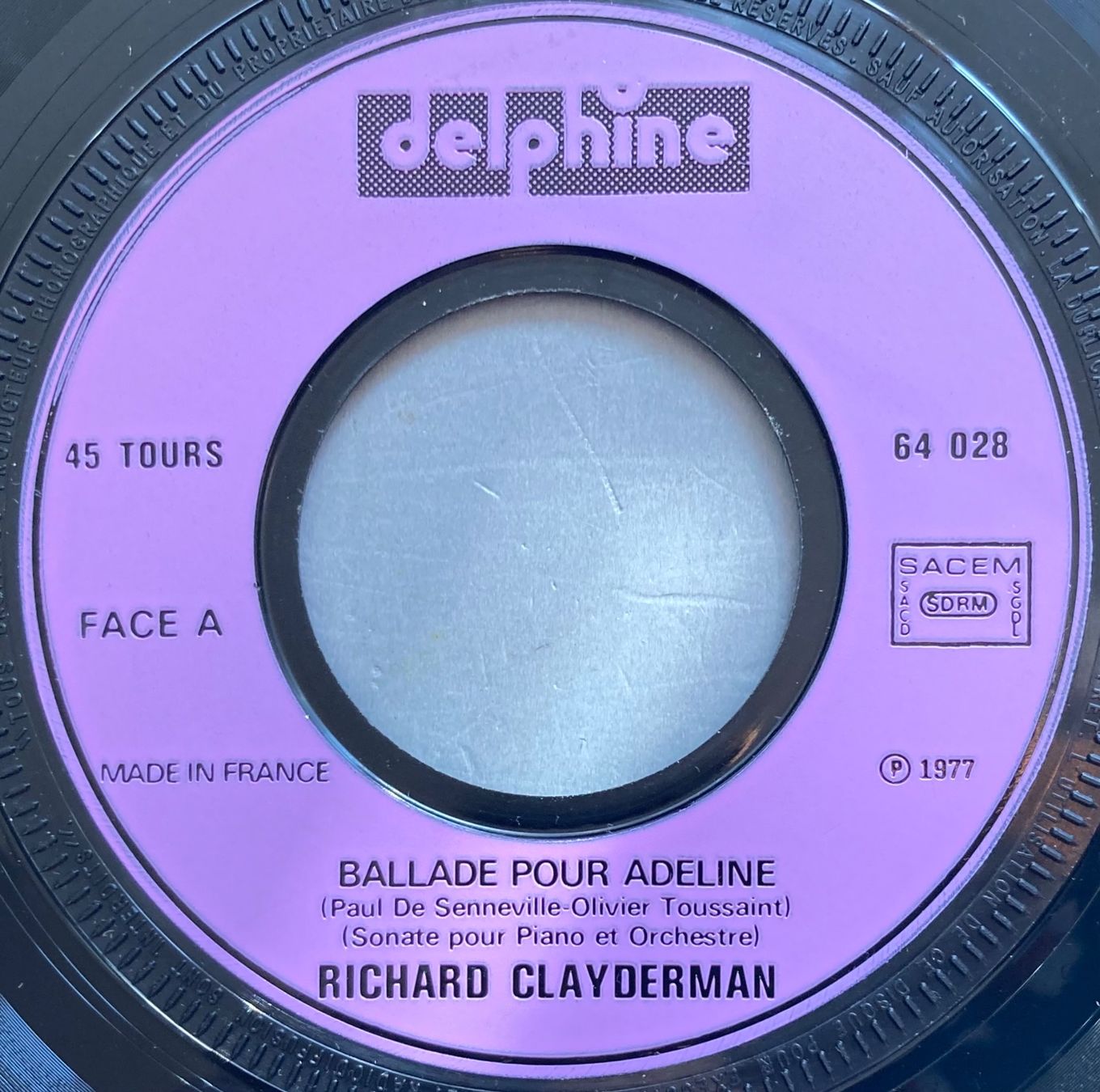 Dischi in vinile: RICHARD CLAYDERMAN - BALLADE POUR ADELINE – Usato da Poliez-Pittet venduto da Newtown-Records 2
