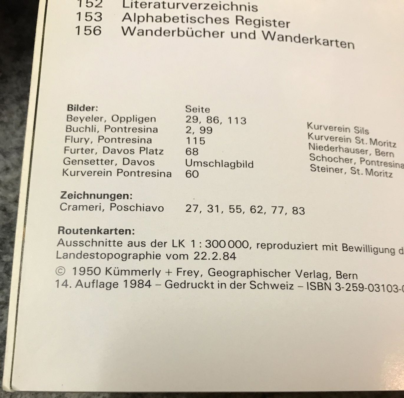 Libri: Wanderbuch- Oberengadin- 1950 – Usato da Guntershausen venduto da Gloominati 1