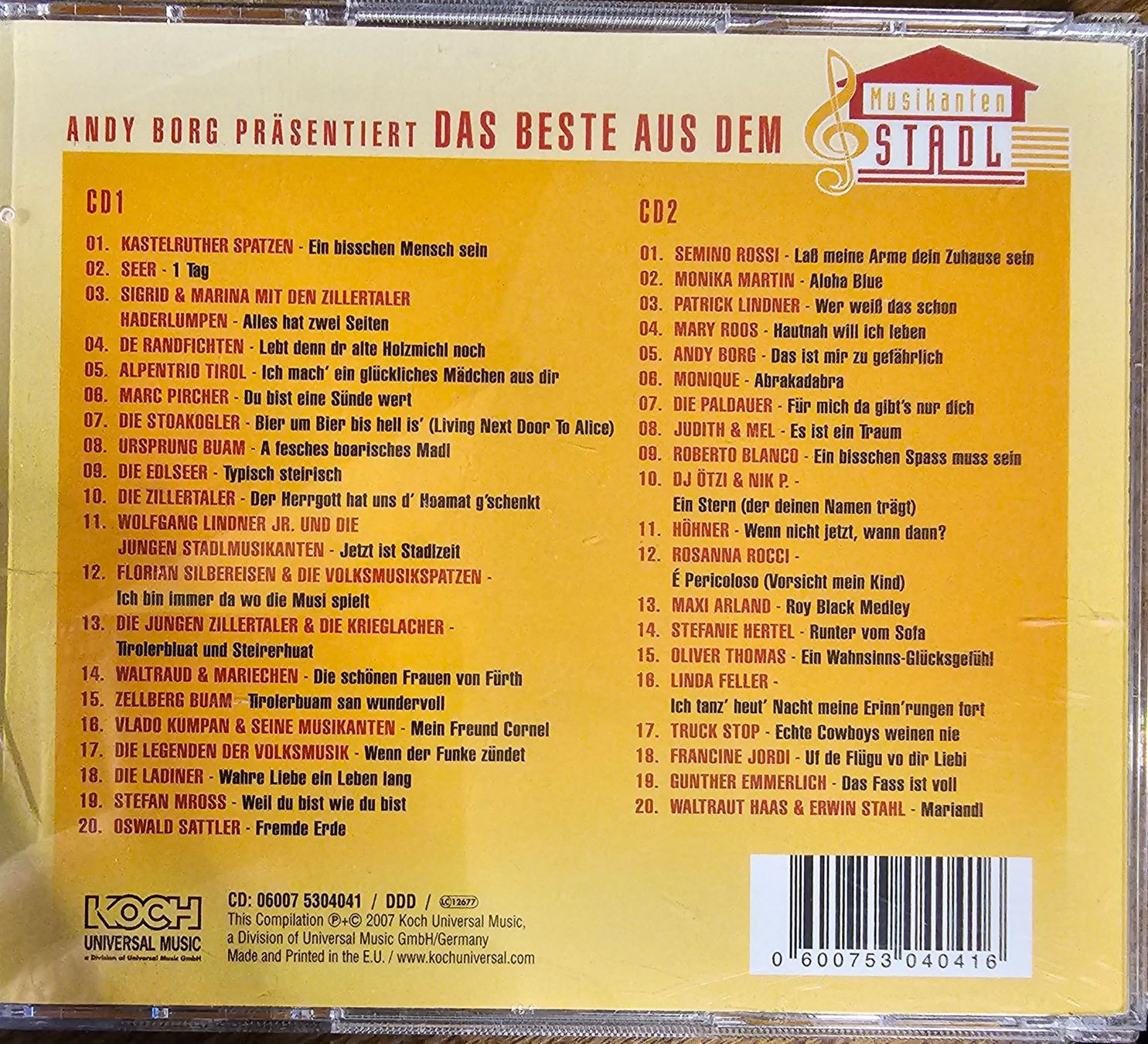 CDs: Various - Das Beste Aus Dem Musikantenstadl – Gebraucht aus Wahlen b. Laufen von Cg10 1