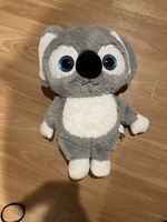Süsser Koala Plüschtier Stofftier grau weiss