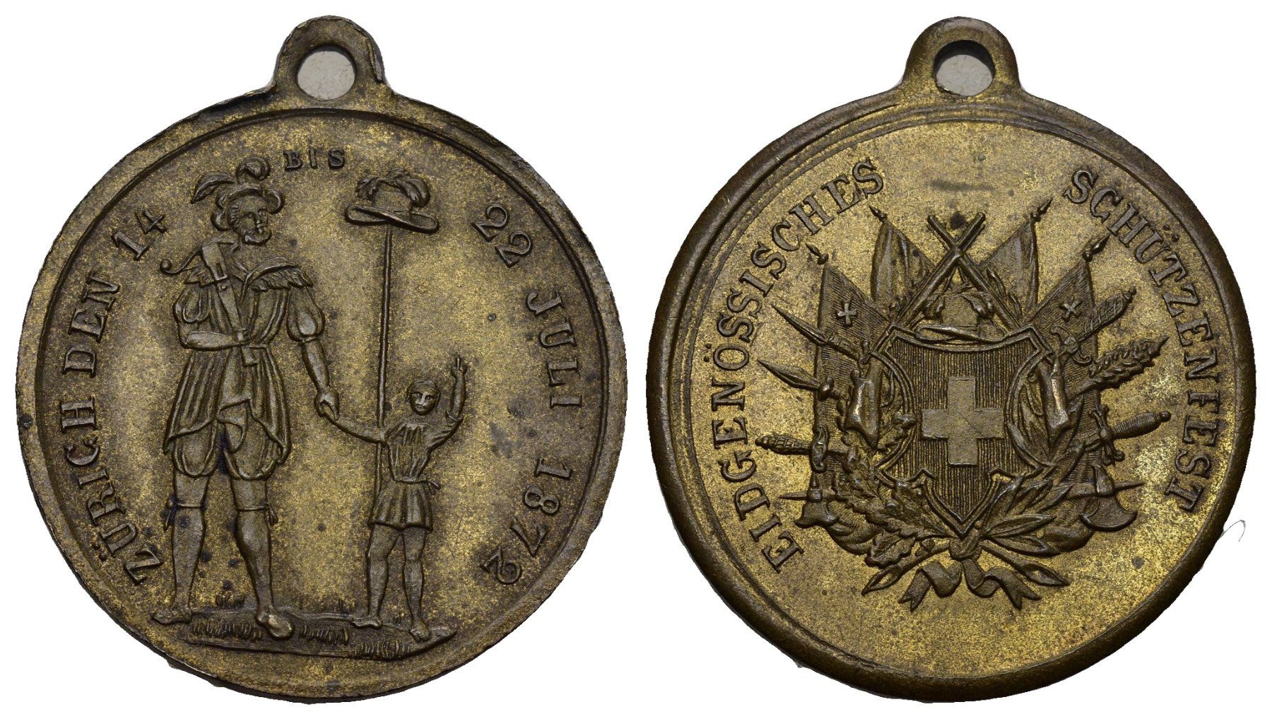 Médailles: Zürich 1872 – D'occasion à Bern par numismatictops