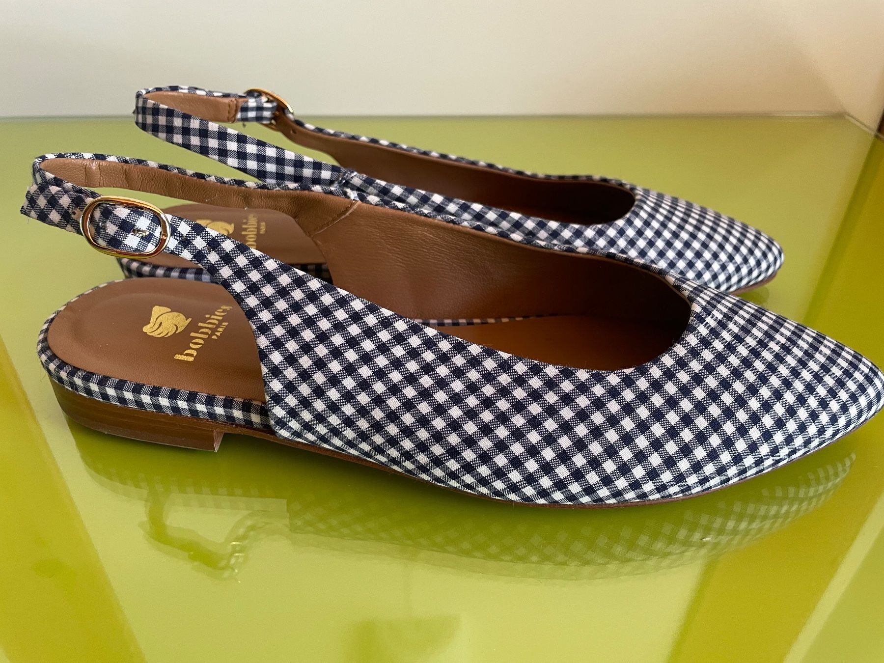 Bobbies Scarpe da donna: Bobbies - Vichy Navy Ballerina – Nuovo (secondo la descrizione) da Rosshäusern venduto da Ambito2