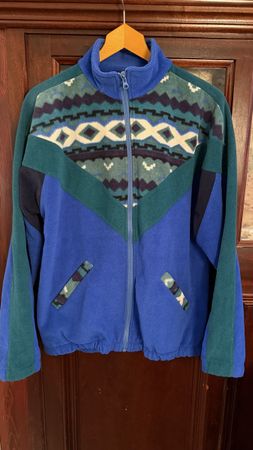 Vintage Fleecejacke Faserpelz Jacke