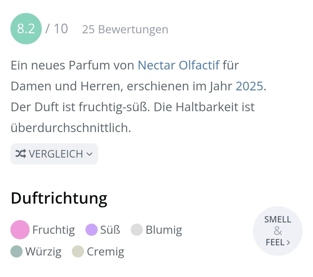 Nectar Olfactif Profumi & Eau de Toilette: 2 ml CERANA NECTAR OLFACTIF EXTRAIT ABFÜLLUNG – Nuovo (secondo la descrizione) da St. Gallen venduto da CaliSunshine 3