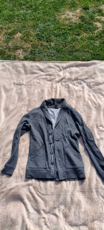 Herren Strickjacke grau mit Knopfleiste gebraucht