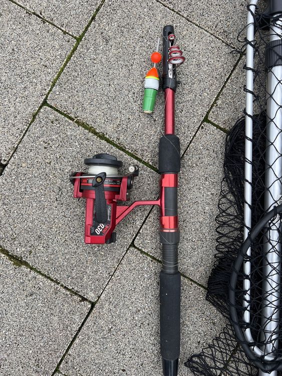 Angel Set: Rute, Rolle, Kescher Rapala (Gebraucht) in Egg b. Zürich für ...