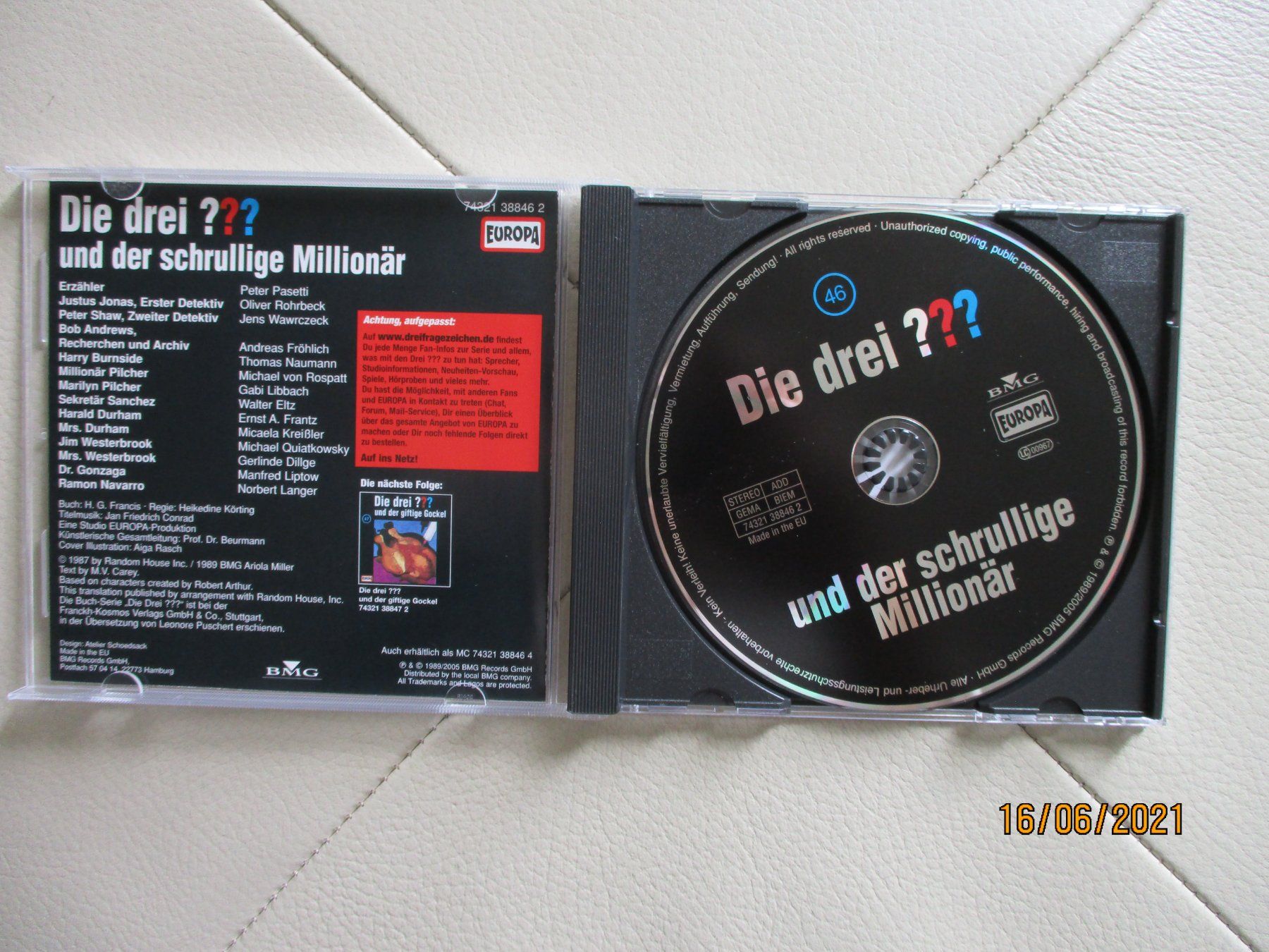 Audiolibri: Die drei Fragezeichen Folge 46 – Usato da Liestal venduto da Disc-Point 1