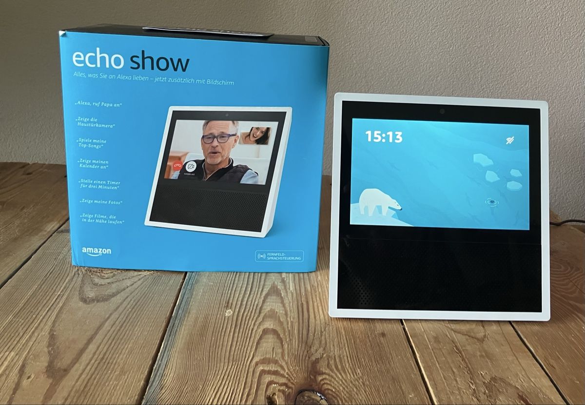 Amazon Lettore multimediale & Streamer: Amazon Echo Show 1.Gen - Weiss, OVP, Netzteil, reset – Nuovo (secondo la descrizione) da Odogno venduto da chi_ds8t